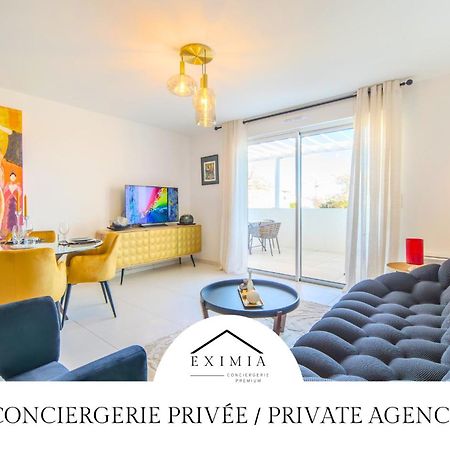 Le Square D'Evan - Appartement De Standing - Grande Terrasse Exterieure - Climatisation Saint-Aunes Exteriör bild