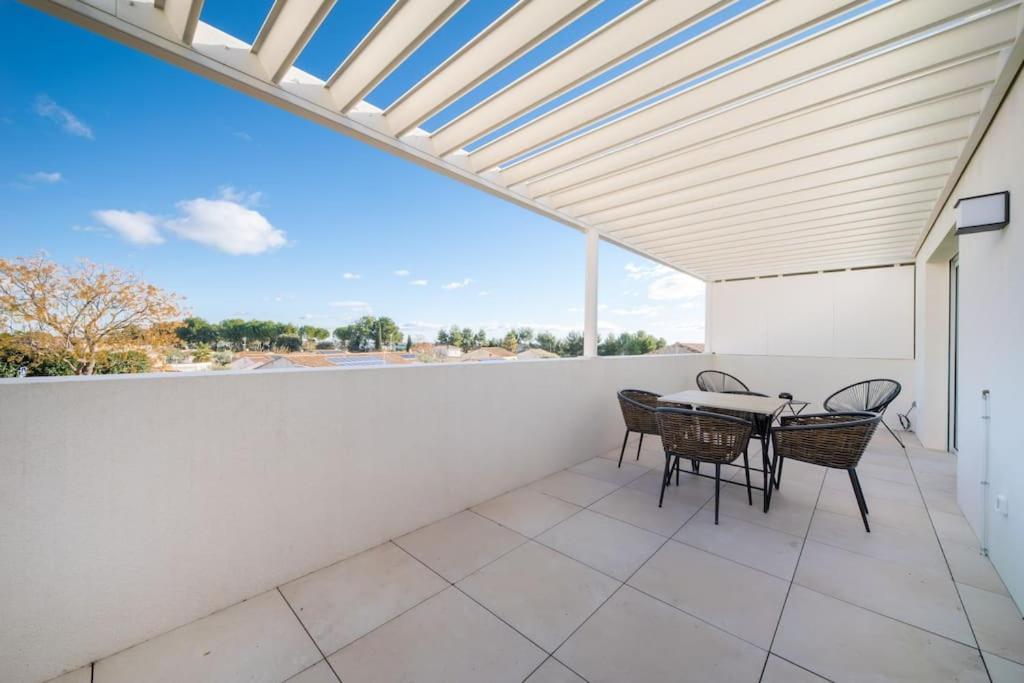 Le Square D'Evan - Appartement De Standing - Grande Terrasse Exterieure - Climatisation Saint-Aunes Exteriör bild