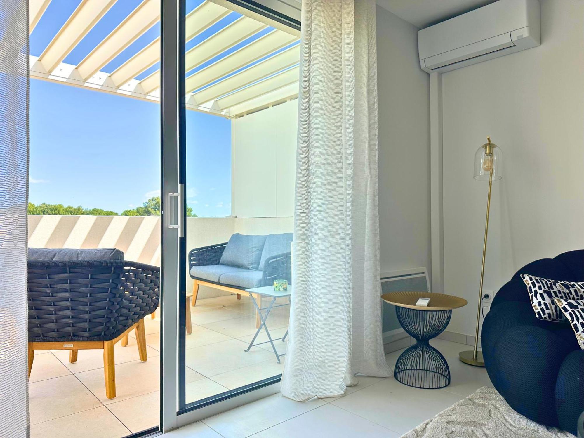 Le Square D'Evan - Appartement De Standing - Grande Terrasse Exterieure - Climatisation Saint-Aunes Exteriör bild